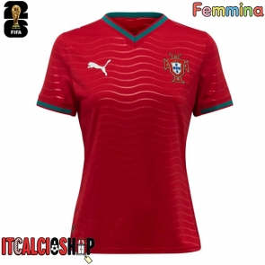 Portogallo Prima Maglia Femmina Mondiali 2026 Manica Corta